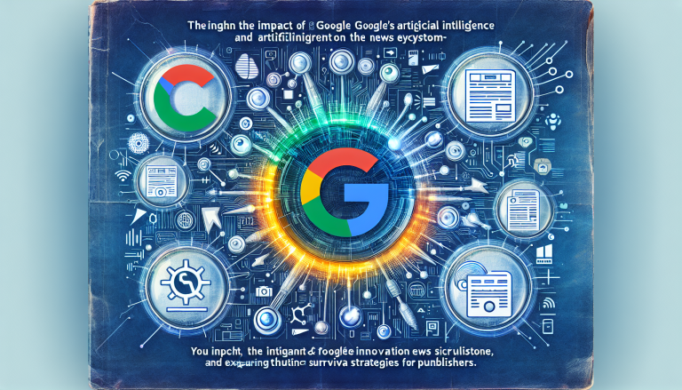 구글 AI의 뉴스 생태계 충격: 출판사의 생존 전략은?