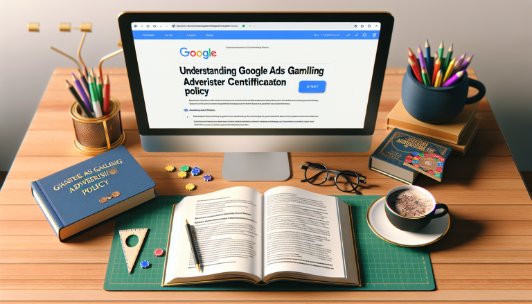 구글 광고의 도박 광고주 재인증 정책 이해하기