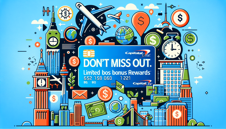 놓치지 마세요: Capital One Venture Rewards의 한정 보너스 혜택 안내
