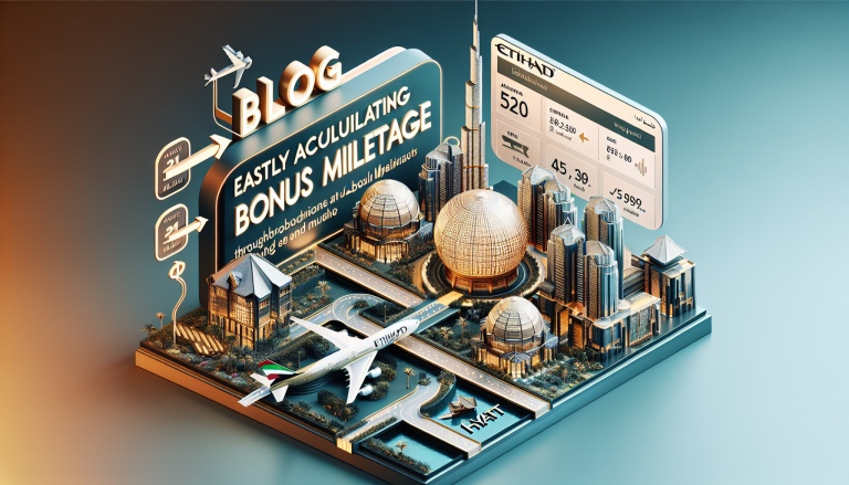 하얏트 숙박으로 에티하드 보너스 마일리지를 쉽게 쌓는 방법!